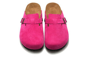 Birkenstock Boston Suede Leather Soft Footbed Clog